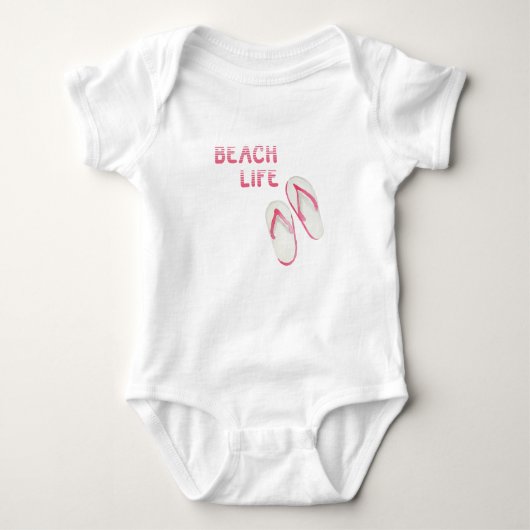 Beach Life Teenslippers Romper (Voorkant)