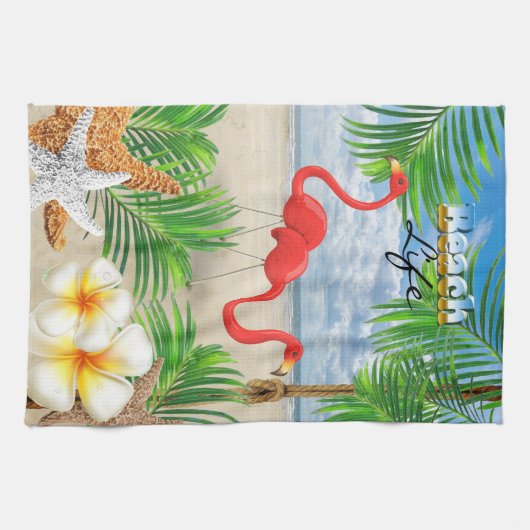 Beach Life Theedoek (Horizontaal)
