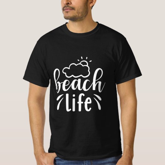 Beach Life Vibe T-shirt (Voorkant)