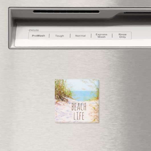 Beach Life Waterverf Beach Path Magneet (Insitu (Vaatwasser))