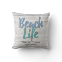 Beach Life Wood Dock Sierkussen