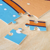 Beach Lifeguard en Surfboards Puzzle Legpuzzel (Zijkant)