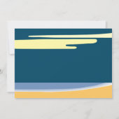 Beach Lighthouse, Verjaardagsfeest Kaart (Achterkant)