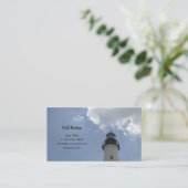 Beach Lighthouse Visitekaartje (Staand voorkant)