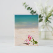 Beach Lily Briefkaart (Staand voorkant)