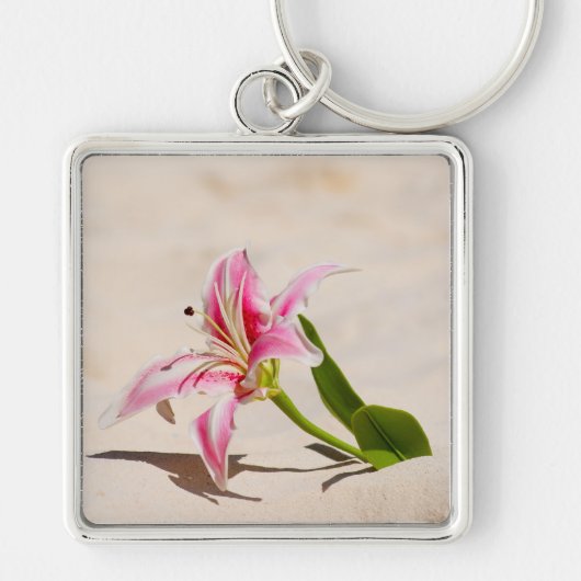 Beach Lily Sleutelhanger (Voorkant)