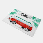Beach Living Welcome Mat, Surf Doormat Deurmat (Schuin)