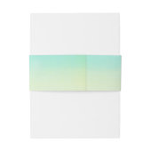 Beach Look Ombre Zomer Tropische bruiloft Uitnodigingen Wikkel (Achterkant Voorbeeld)