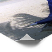 Beach, Lounge-voorzitter, palmboom, Horizon over Poster (Hoek)