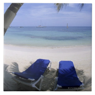 Beach, Lounge-voorzitter, palmboom, Horizon over Tegeltje