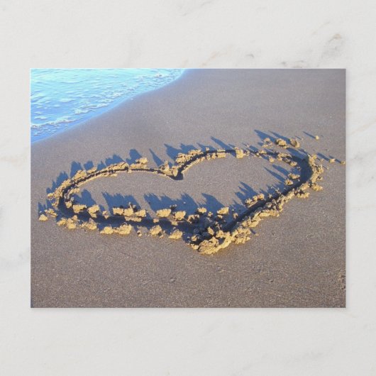 Beach Love Briefkaart (Voorkant)