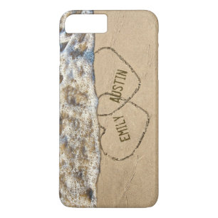 Beach Love Hearts Case-Mate iPhone Case