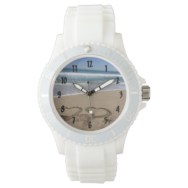 Beach Love Horloge (Voorkant)