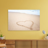 Beach Love I Canvas Afdruk (Insitu (Woonkamer))