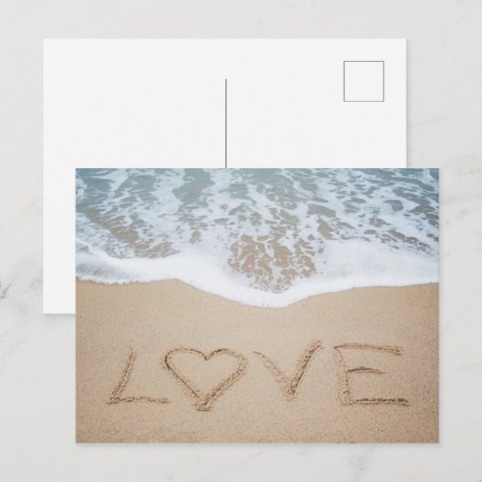 Beach Love II Briefkaart (Voorkant / Achterkant)