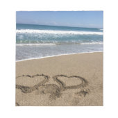 Beach Love Notitieblok (Voorkant)