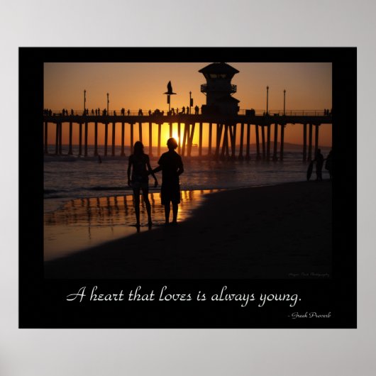 Beach Love Poster (Voorkant)