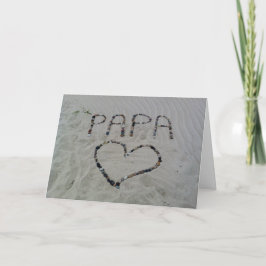 Beach Love Vaderdag Kaart