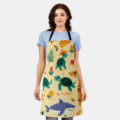 Beach Lover All-Over Print Apron Gift Schort (Gedragen)