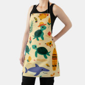 Beach Lover All-Over Print Apron Gift Schort (Insitu)