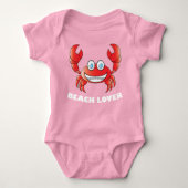 Beach Lover - Baby Jersey Bodysuit (Voorkant)