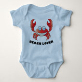 Beach Lover - Baby Jersey Bodysuit (Voorkant)