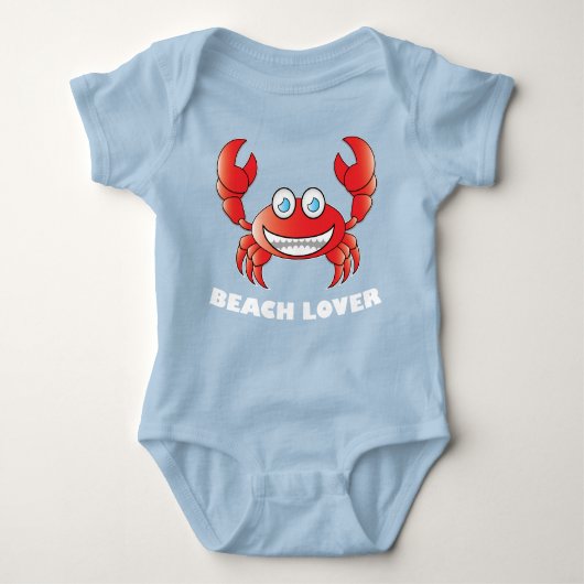 Beach Lover - Baby Jersey Bodysuit (Voorkant)