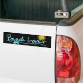 Beach Lover Bumpersticker (Op Truck)