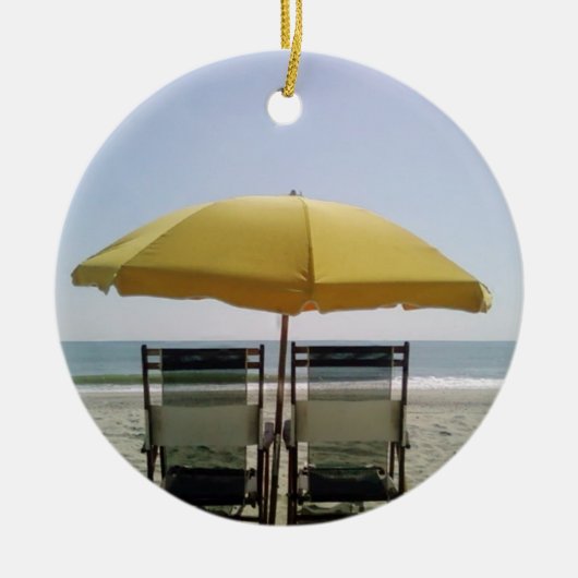 **BEACH LOVER** KERAMISCH ORNAMENT (Voorkant)