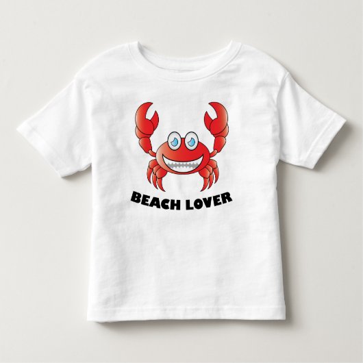 Beach Lover - Toddler Fine Jersey T-Shirt (Voorkant)