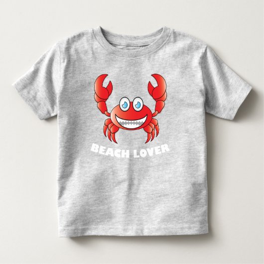 Beach Lover - Toddler Fine Jersey T-Shirt (Voorkant)