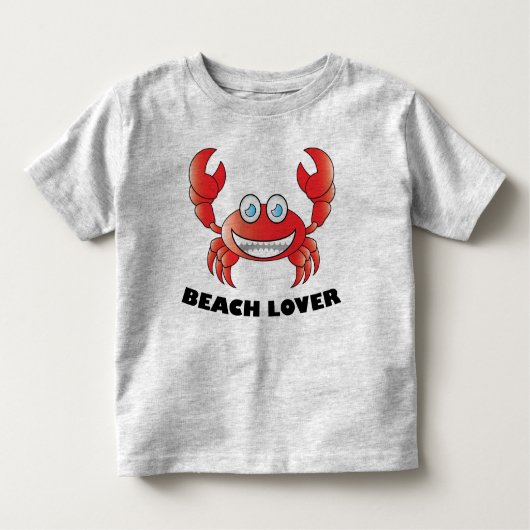 Beach Lover - Toddler Fine Jersey T-Shirt (Voorkant)