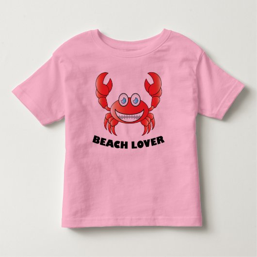 Beach Lover - Toddler Fine Jersey T-Shirt (Voorkant)