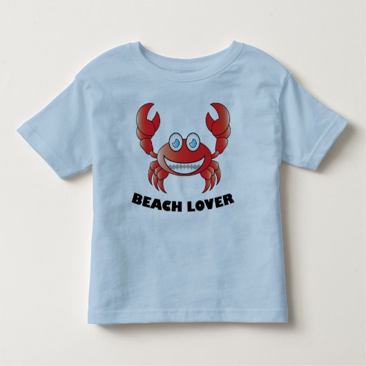 Beach Lover - Toddler Fine Jersey T-Shirt (Voorkant)