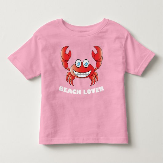 Beach Lover - Toddler Fine Jersey T-Shirt (Voorkant)