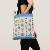 Beach Lover's Bag - zee glas Tote Bag (Dichtbij)