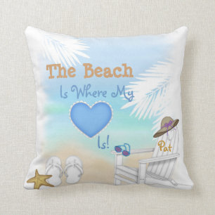 Beach Lovers Perfect Gift Pillow Kussen
