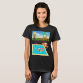 Beach loving Dog Ready to Hit the Sands  Wishing T-shirt (Voorkant volledig)