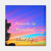 Beach | Magneet | Strand is mijn Happy Place (Voorkant)