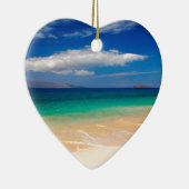Beach Makena Maui Hawaii Keramisch Ornament (Rechts)