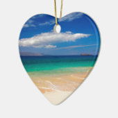Beach Makena Maui Hawaii Keramisch Ornament (Links)