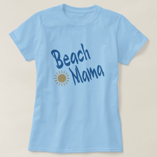 Beach Mama T-shirt (Design voorkant)