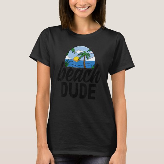 Beach Man Women Beach Adventures Love Sunrise T-shirt (Voorkant)