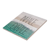 Beach Meditation Tegeltje (Zijkant)