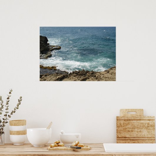 Beach Meent Ocean Poster (Keuken)