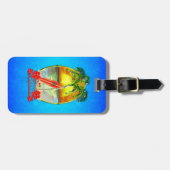Beach Mele Kalikimaka Bagagelabel (Voorkant horizontaal)