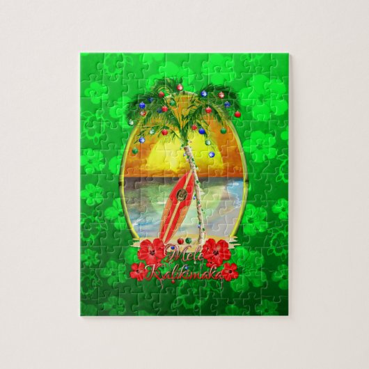 Beach Mele Kalikimaka Legpuzzel (Verticaal)