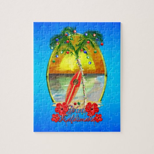 Beach Mele Kalikimaka Legpuzzel (Verticaal)