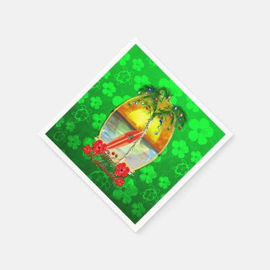 Beach Mele Kalikimaka Servet (Hoek)