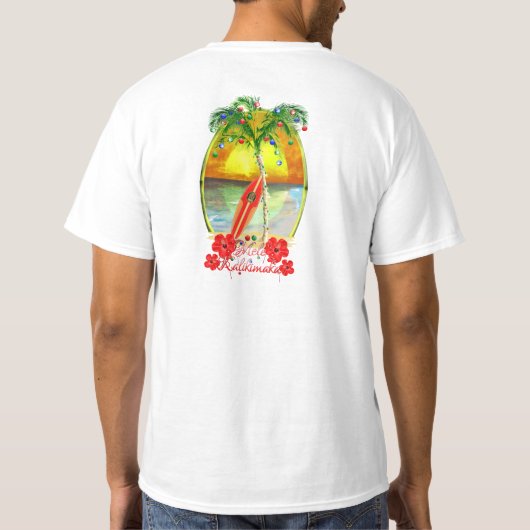 Beach Mele Kalikimaka T-shirt (Achterkant)